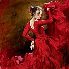 Andrew Atroshenko Crimson Dancer painting